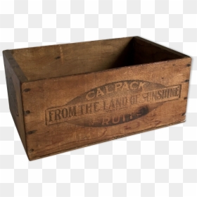 Wooden Crate / Box Del Monte, 1950s"  Src="https - Plywood, HD Png Download - wooden crate png